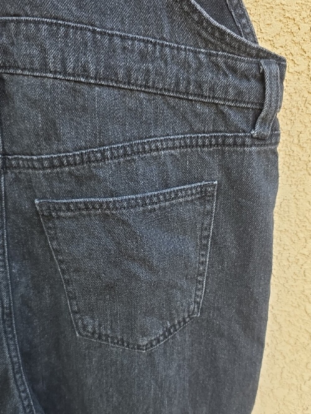 Universal Thread 100% Cotton Black Wash Denim Overalls Size 14 - Picture 9 of 15